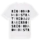 Région administrative du Jura bernois ordlek t-shirt