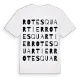 Rotes Quartier ordlek t-shirt