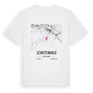 Schattenhalb karta t-shirt – ekologisk bomull t-shirt från Pinshirt