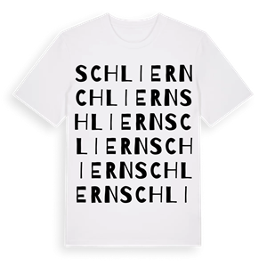 Schliern ordlek t-shirt – ekologisk bomull t-shirt från Pinshirt