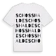 Schosshalde ordlek t-shirt