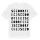 Seedorf (BE) ordlek t-shirt