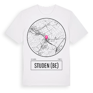 Studen (BE) t-shirt – ekologisk bomull t-shirt från Pinshirt