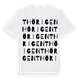 Thörigen ordlek t-shirt
