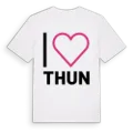 Jag älskar Thun t-shirt stort tryck