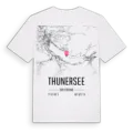 Thunersee karta t-shirt