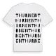 Thurnen ordlek t-shirt
