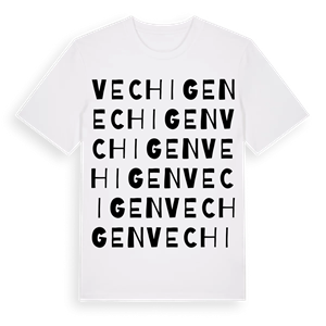 Vechigen ordlek t-shirt – ekologisk bomull t-shirt från Pinshirt