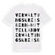 Verwaltungskreis Bern-Mittelland ordlek t-shirt