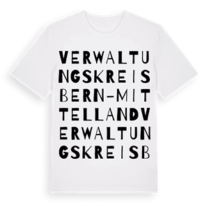 Verwaltungskreis Bern-Mittelland ordlek t-shirt – ekologisk bomull t-shirt från Pinshirt