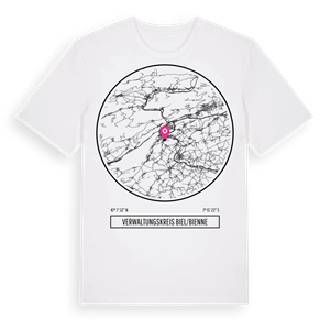 Verwaltungskreis Biel/Bienne t-shirt – ekologisk bomull t-shirt från Pinshirt