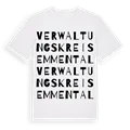 Verwaltungskreis Emmental ordlek t-shirt