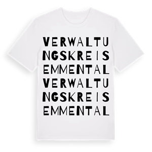 Verwaltungskreis Emmental ordlek t-shirt – ekologisk bomull t-shirt från Pinshirt