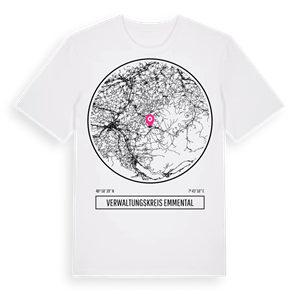 Verwaltungskreis Emmental t-shirt – ekologisk bomull t-shirt från Pinshirt