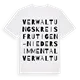 Verwaltungskreis Frutigen-Niedersimmental ordlek t-shirt