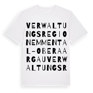 Verwaltungsregion Emmental-Oberaargau ordlek t-shirt – ekologisk bomull t-shirt från Pinshirt