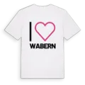 Jag älskar Wabern t-shirt stort tryck