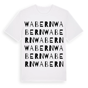 Wabern ordlek t-shirt – ekologisk bomull t-shirt från Pinshirt