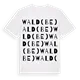 Wald (BE) ordlek t-shirt