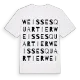 Weisses Quartier ordlek t-shirt