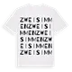Zweisimmen ordlek t-shirt
