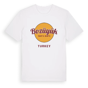 Bozüyük cirkel t-shirt – ekologisk bomull t-shirt från Pinshirt