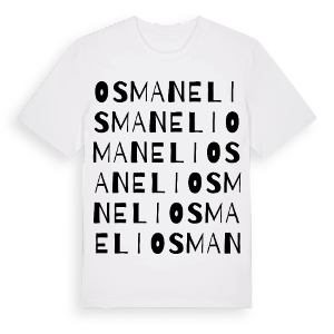 Osmaneli ordlek t-shirt – ekologisk bomull t-shirt från Pinshirt