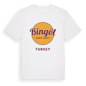 Bingöl cirkel t-shirt – ekologisk bomull t-shirt från Pinshirt