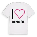 Jag älskar Bingöl t-shirt stort tryck