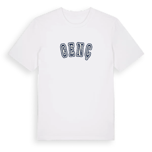 Genç college t-shirt – ekologisk bomull t-shirt från Pinshirt