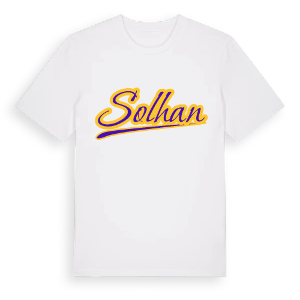 Solhan baseball t-shirt – ekologisk bomull t-shirt från Pinshirt