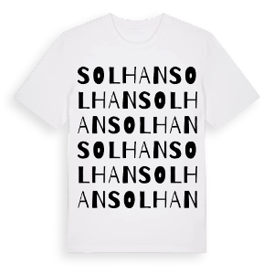 Solhan ordlek t-shirt – ekologisk bomull t-shirt från Pinshirt