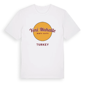 Yeni Mahalle cirkel t-shirt – ekologisk bomull t-shirt från Pinshirt