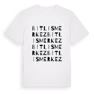Bitlis Merkez ordlek t-shirt – ekologisk bomull t-shirt från Pinshirt