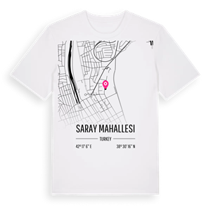 Saray Mahallesi karta t-shirt – ekologisk bomull t-shirt från Pinshirt