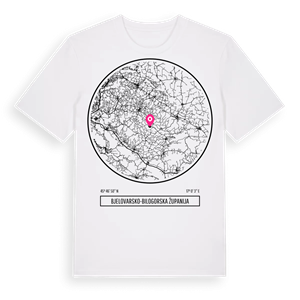 Bjelovarsko-bilogorska županija t-shirt – ekologisk bomull t-shirt från Pinshirt