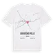 Grubišno Polje karta t-shirt