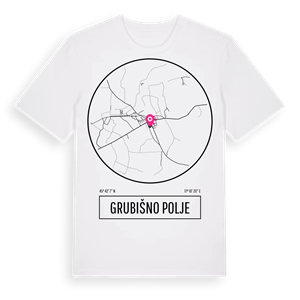 Grubišno Polje t-shirt – ekologisk bomull t-shirt från Pinshirt