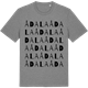 Mid Heather Gray t-shirt med Ådala ordlek t-shirt
