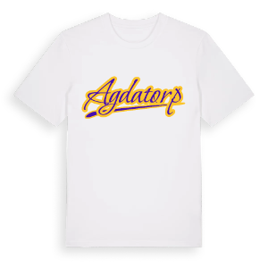 Agdatorp baseball t-shirt – ekologisk bomull t-shirt från Pinshirt