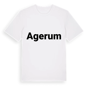 Agerum fetstil t-shirt – ekologisk bomull t-shirt från Pinshirt