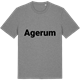 Mid Heather Gray t-shirt med Agerum fetstil t-shirt