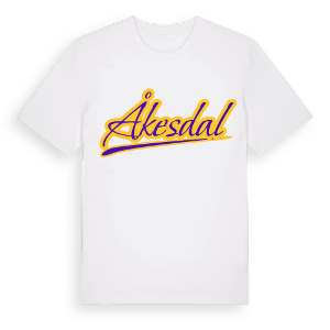 Åkesdal baseball t-shirt – ekologisk bomull t-shirt från Pinshirt
