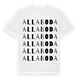 Allaboda ordlek t-shirt