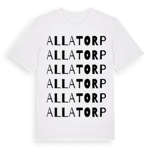 Allatorp ordlek t-shirt – ekologisk bomull t-shirt från Pinshirt
