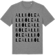 Mid Heather Gray t-shirt med Allböle ordlek t-shirt