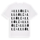 Allböle ordlek t-shirt