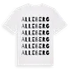 White t-shirt med Alleberg ordlek t-shirt
