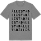 Mid Heather Gray t-shirt med Ällestad ordlek t-shirt