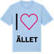 Blue Soul t-shirt med Jag älskar Ället t-shirt stort tryck